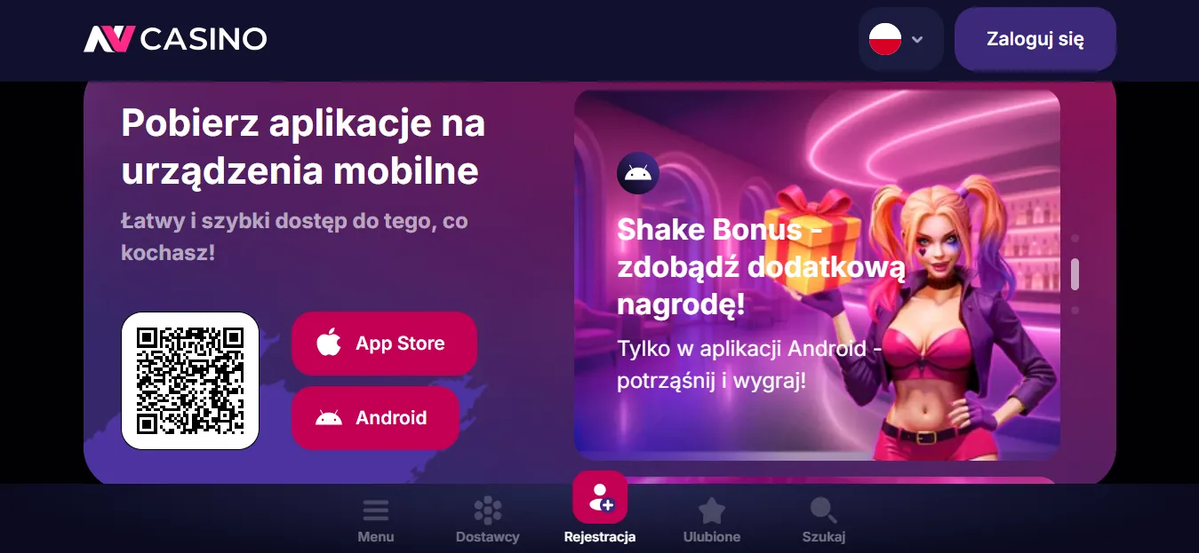 Aplikacja mobilna NV Casino — przegląd i pobieranie